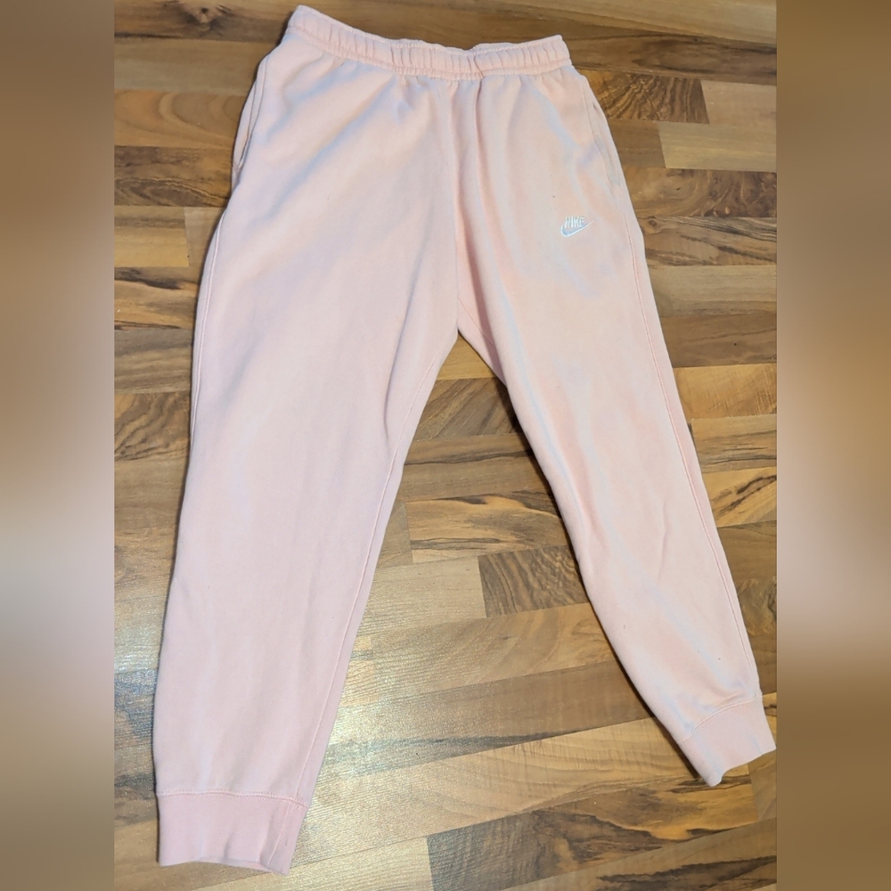 Nike Adults Size Medium Arctic Orange Light Pink Joggers